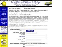 Tablet Screenshot of freecalifornialemonlawcaseevaluator.com